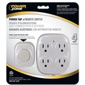 Powerzone Tap Indoor 4-Outlet W/Remote ORFSTAP